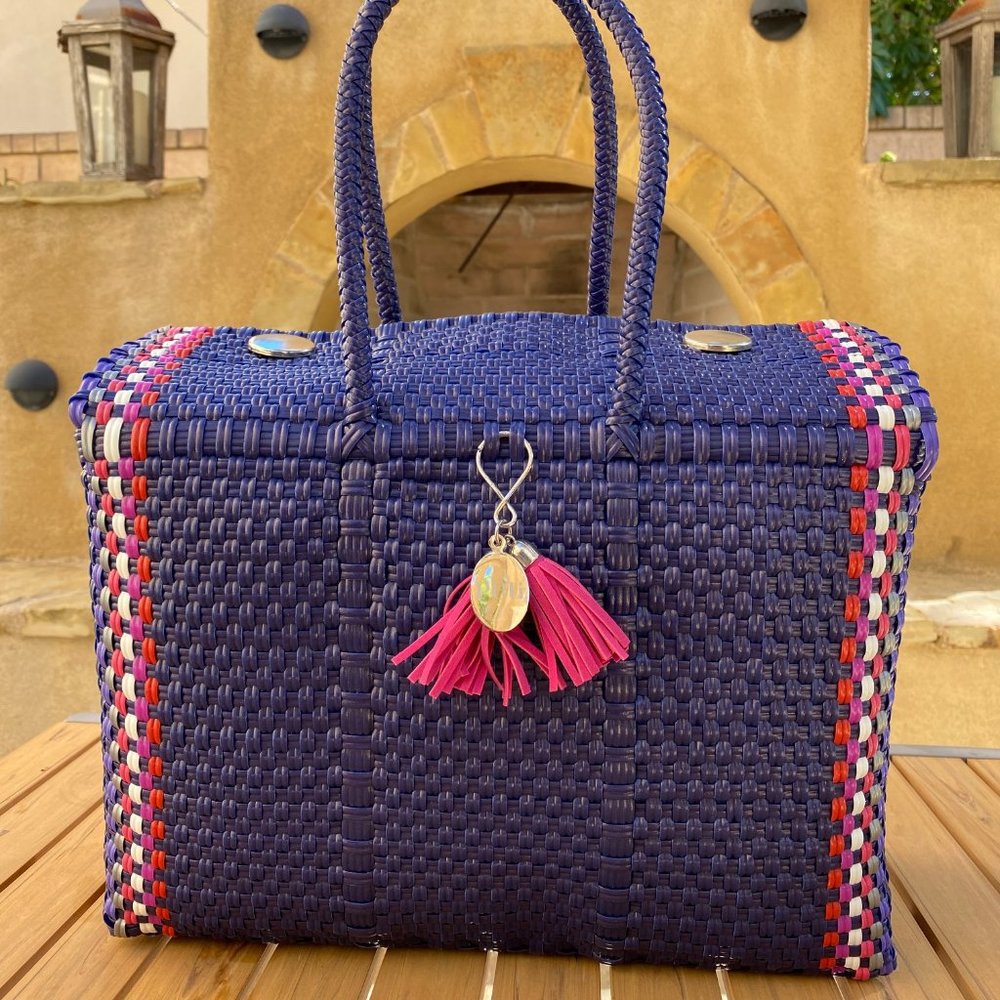 Peli Closed Top Satchel Handbag Handmade Artisan